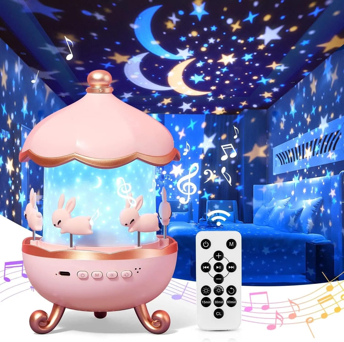 Magical Night Light Projector Lamp