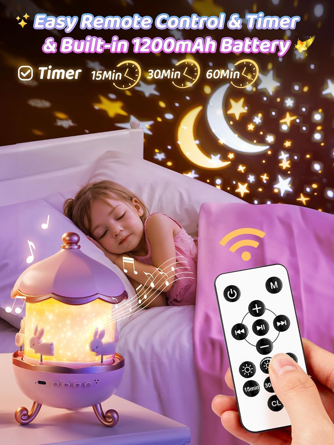 Magical Night Light Projector Lamp
