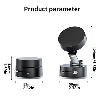 Vacuum Magnetic Phone Holder